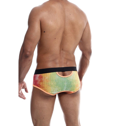 MOB-BOXERSHORTS ORANGE GRÖSSE S