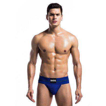 MOB - KLASSISCHER BLAUER TANGA GRÖSSE XL