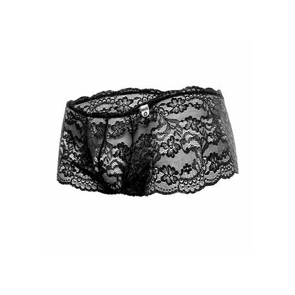 MOB - SCHWARZE SPITZENBOXER GRÖSSE S/M