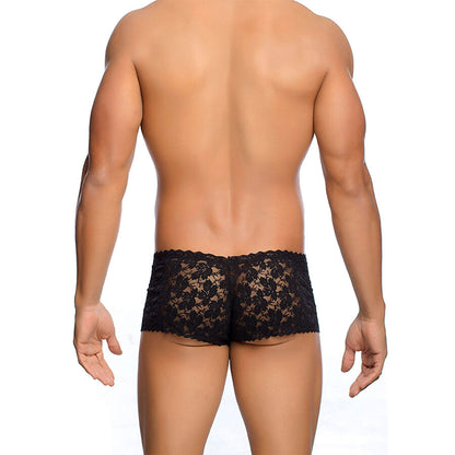 MOB - SCHWARZE SPITZENBOXER GRÖSSE S/M