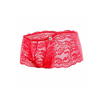 MOB - ROTE SPITZENBOXER GRÖSSE L/XL