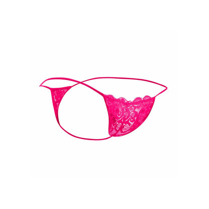 MOB - ROSA SPITZEN-TANGA GRÖSSE S/M