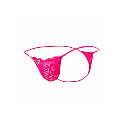MOB - ROSA SPITZEN-TANGA GRÖSSE L/XL