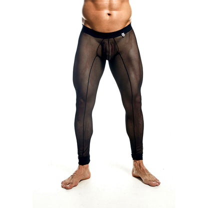 MOB - SCHWARZE TRANSPARENTE STRUMPFHOSEN GRÖSSE S