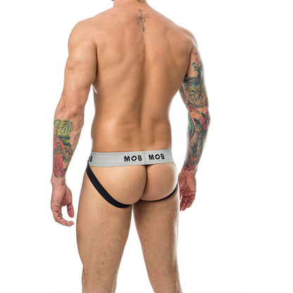 MOB - CLASSIC STRIPE WEISSER JOCK GRÖSSE XL