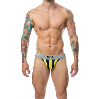 MOB - CLASSIC STRIPE JOCK GELB GRÖSSE XL