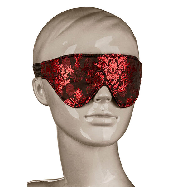 CALEXOTICS – SCANDAL BLICKDICHTE AUGENMASKE MIT ROTEN DETAILS