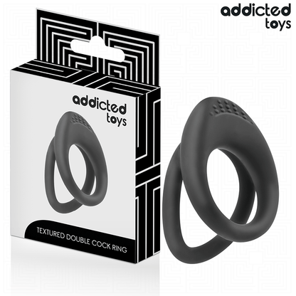 ADDICTED TOYS - DOPPELT STRUKTURIERTER PENISRING