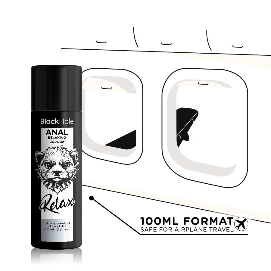 BLACK HOLE - ANAL ENTSPANNENDE JOJOBA RELAX SILIKONBASIS 100 ML