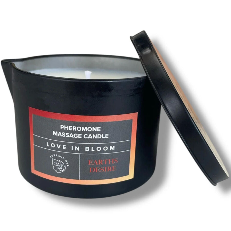 EYE OF LOVE - BLOOM MASSAGEKERZE SATIVA EARTHS DESIRE 150 ML
