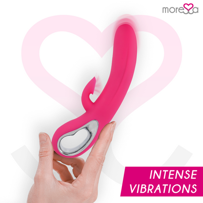 MORESSA - DUSTIN Klitoris-Saug- und kraftvolle Vibration, Premium-Silikon, wiederaufladbar