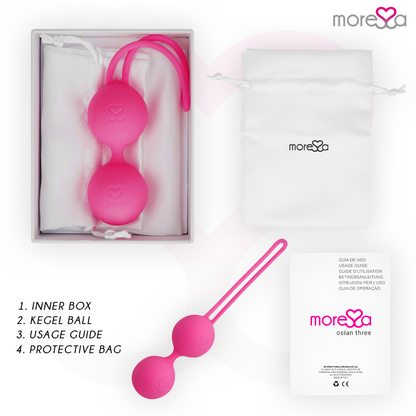 MORESSA - OSIAN DREI PREMIUM SILIKON ROSA