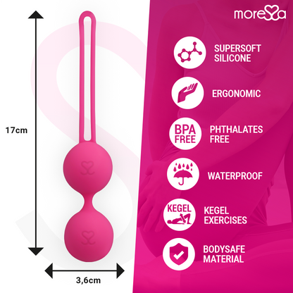 MORESSA - OSIAN DREI PREMIUM SILIKON ROSA