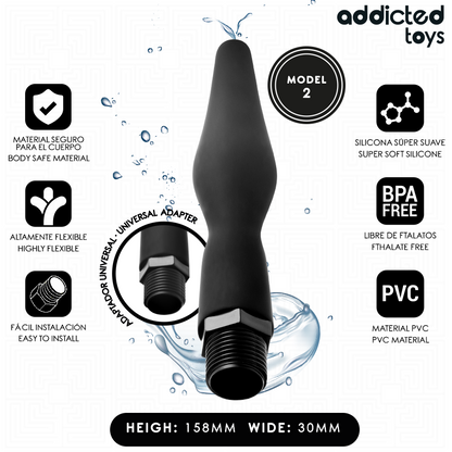 ADDICTED TOYS - ANAL CLEANER MIT UNIVERSALADAPTER MODELL 2
