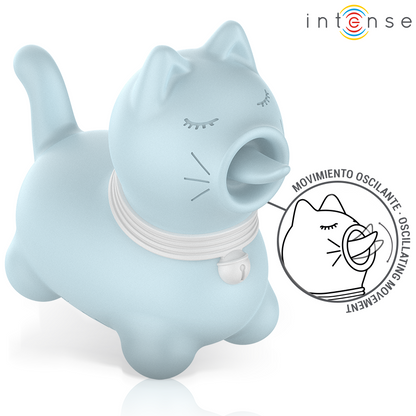 INTENSE - DUCHESS STIMULATOR MIT ROTIERENDER ZUNGE 360º BLAU