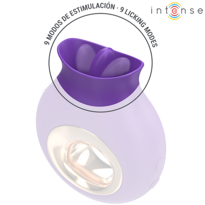 INTENSE - TULI KLITORISSTIMULATOR 9 VIBRATIONEN & 9 OSZILLATIONEN LILA