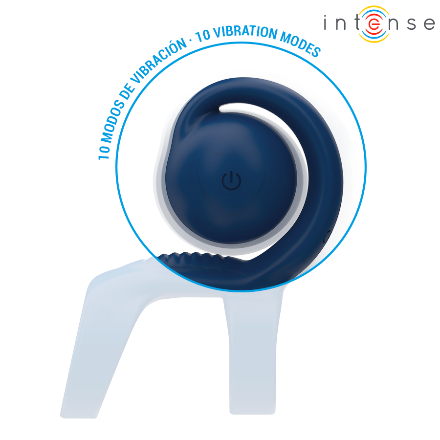 INTENSE - TYSON COCK RING MIT VIBRIERENDER KUGEL Ø 3,2 CM
