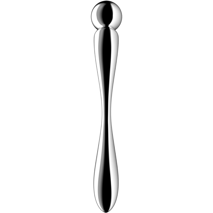 SATISFYER - STAR FORCE 2 DOPPELDILDO AUS EDELSTAHL