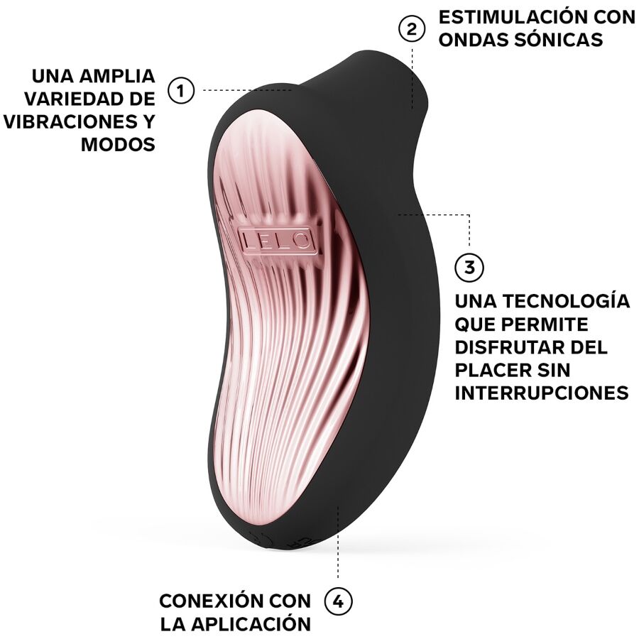 LELO - SONA 3 CRUISE SONIC KLITORALSAGER SCHWARZ