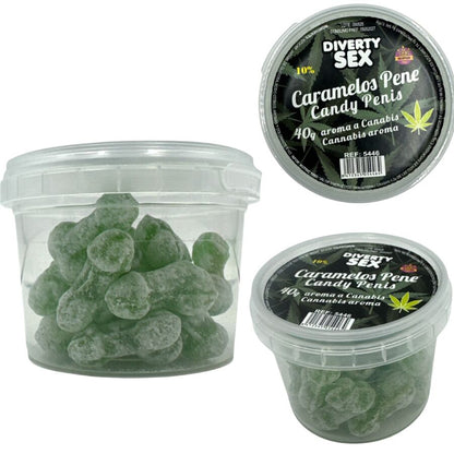 DIABLO GOLOSO - 20 PENIS-SÜßIGKEITEN CANNABIS-AROMA