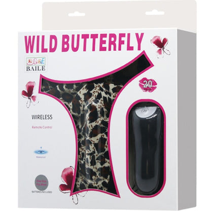 BAILE - Stringtanga mit Vibrationskugel und Fernbedienung, Schwarz