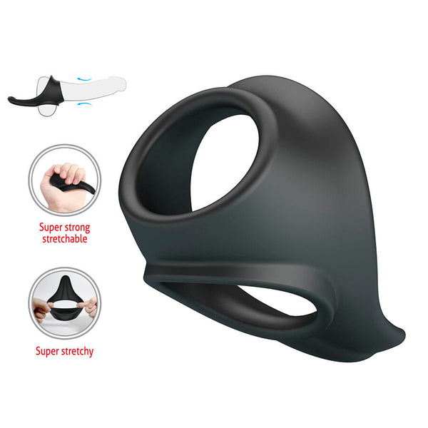 CRAZY BULL - ZADOK ERGONOMISCHER RING MIT PERINEALSTIMULATOR