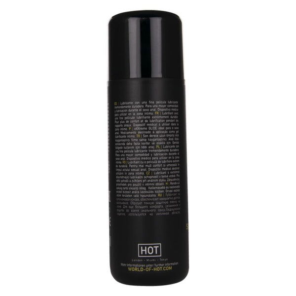 HOT – EXTRA GLEITENDES SILIKONBASIERTES GLEITMITTEL + KOMFORTÖL A+ 100 ML