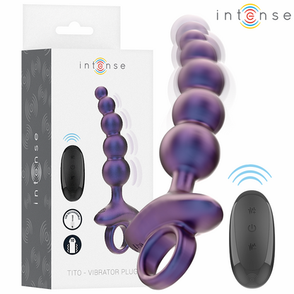 INTENSE - TITO VIBRIERENDER ANALSTECKER MODELL 3 MIT FERNBEDIENUNG